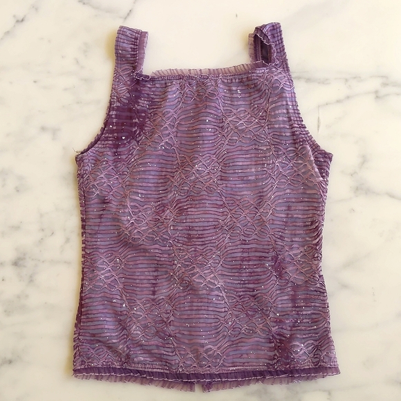 Pattern Designed Sheer Fabric & Full Lined Bustier Corset w/lace neckline & hem. - Picture 5 of 5